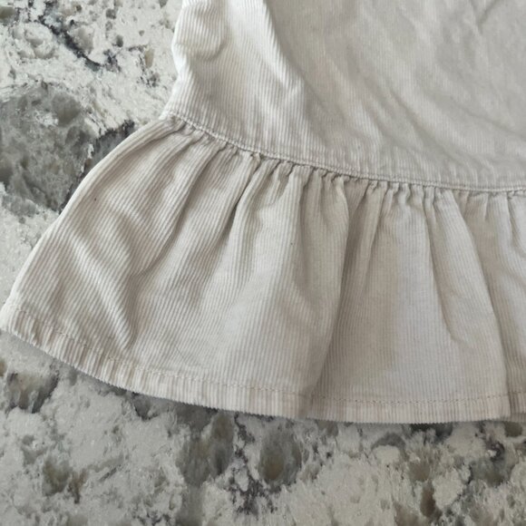 ecru corduroy dress sz 5T - Picture 3 of 6